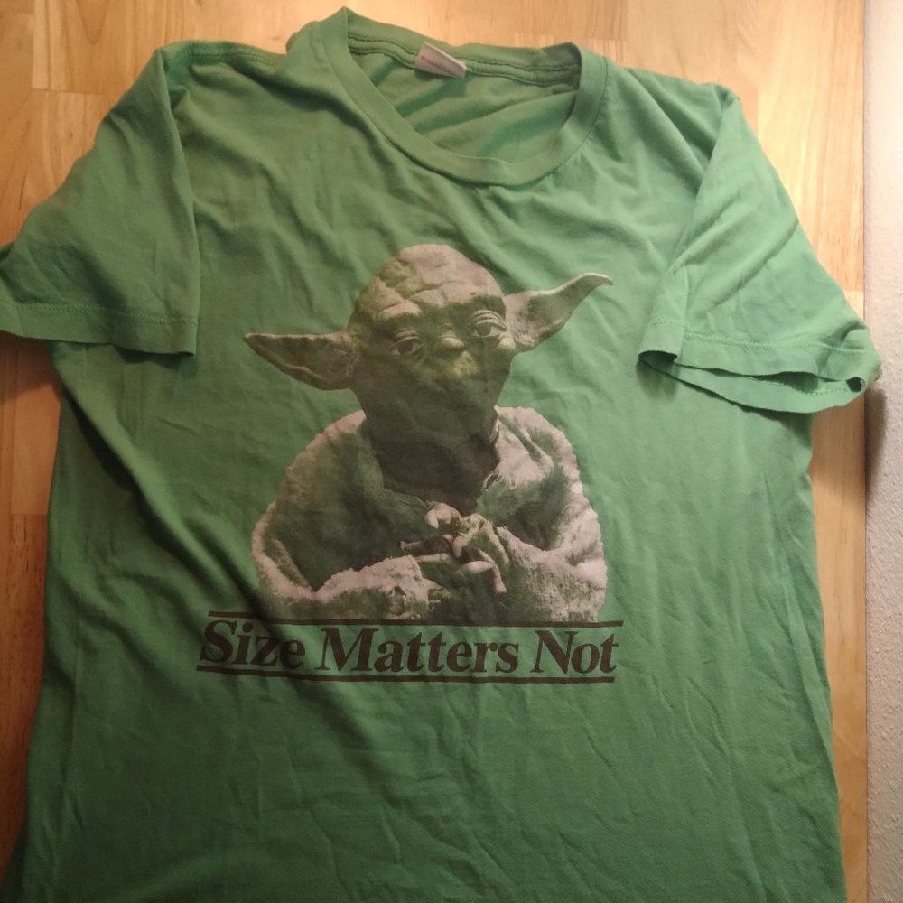 Star Wars Yoda Size Matters Not T-Shirt